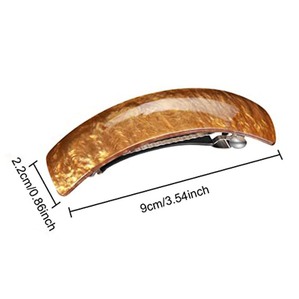 Large Hair Barrettes for Women Retro Acrylic French Hair Clips 6