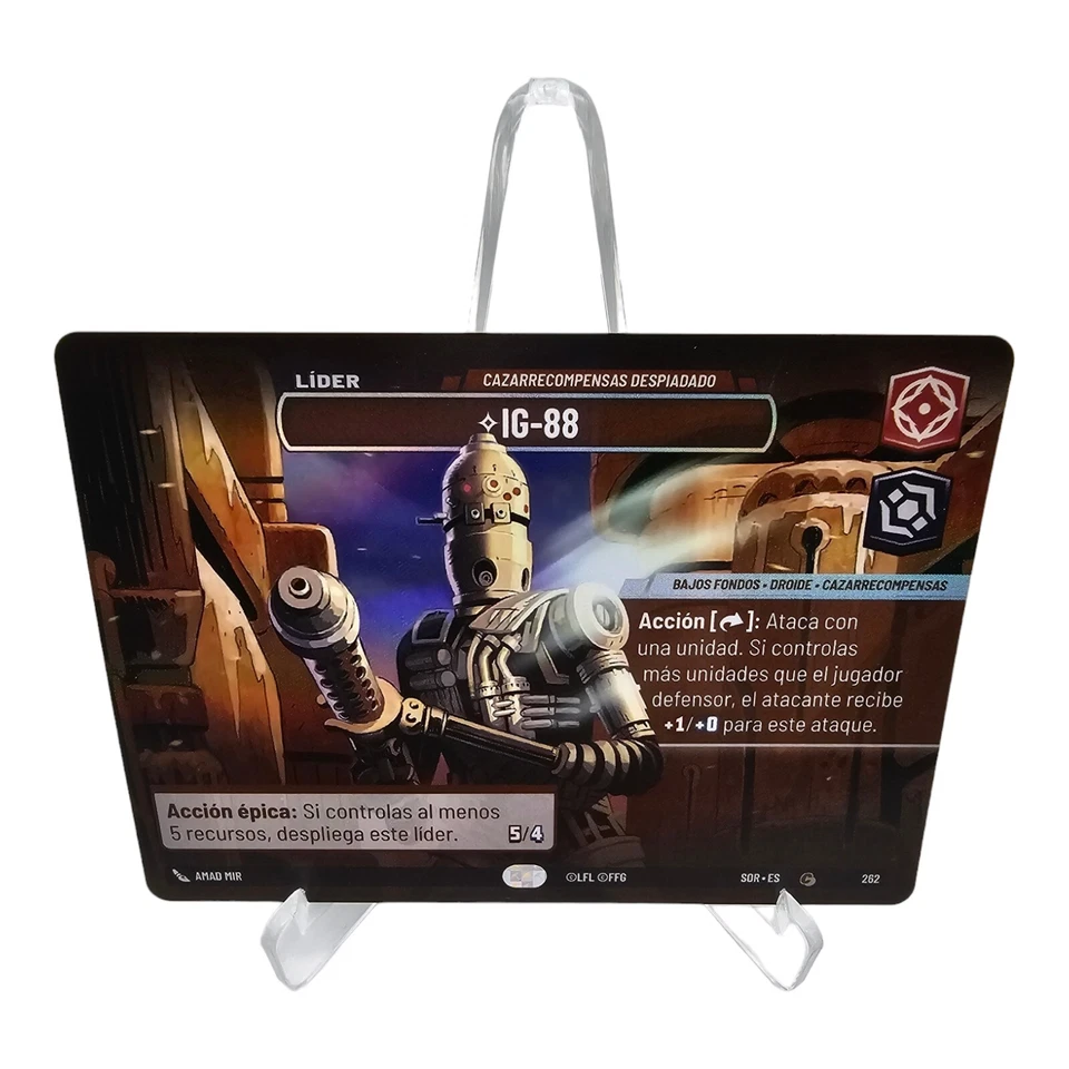Star Wars Unlimited IG-88 Showcase Foil Spanish - Bild 2 von 2