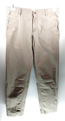 Hugo Boss Regular Fit W34 L34 beige Herren Denim Jeans Hose Gerades Bein Mid Ris