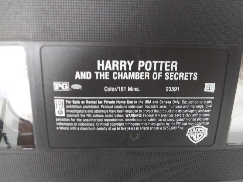 VHS Tapes Set Of 5 Legend Willow Harry Potter 1 And 2 Spy Kids 2 Full Screen - Image 3 of 4