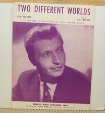 Dos mundos diferentes - Sid Wayne & Al Frisch - Partituras 1956