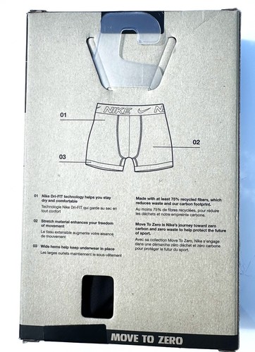 Nike Boy's Dri-Fit Essential Micro 3 Pack Boxer Brief : Choose Size - Picture 4 of 5
