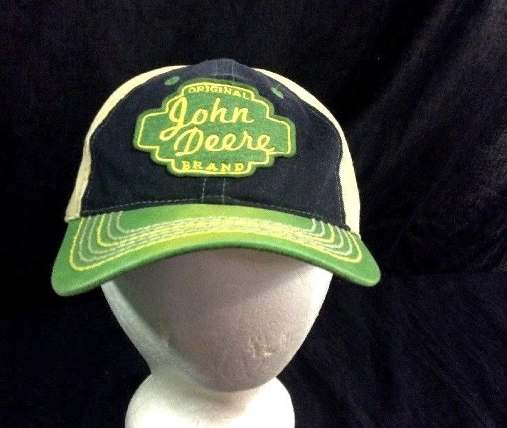Original John Deere Brand Hat Patch Snapback Cap - image 1