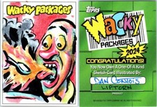 2024 WACKY PACKAGES ANS ARTIST SKETCH CARD LIPTORN by DAN CONTOIS 1191