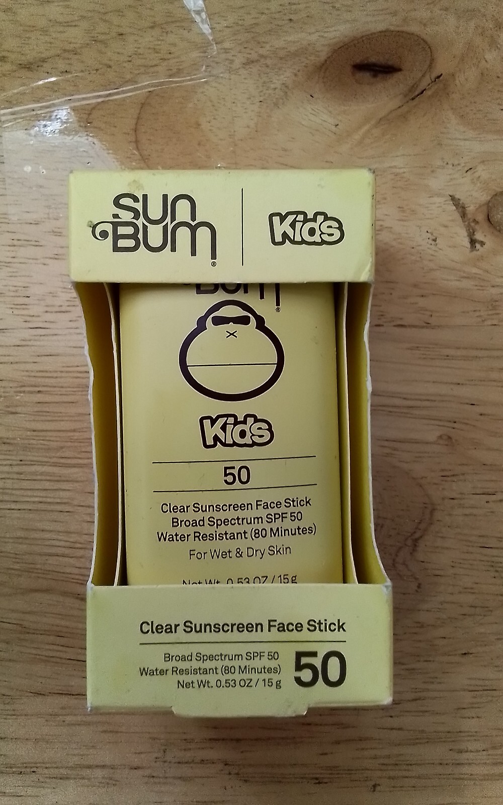 Sun Bum Kids SPF 50 Face Stick 0.53oz Exp 1-2026