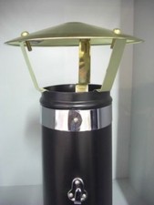 Polished Brass Narrowboat Chimney Cover Or Coolie Hat