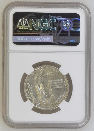 1925 MS62 Stone Mountain Commemorative Half Dollar NGC - Picture 2 of 2