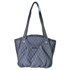 Vera Bradley Moonlight Navy Glenna Shoulder Bag Tote Purse Solid Blue NWT