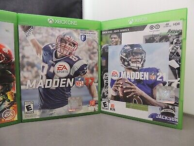 Xbox One Games Lot of 4 COD, Madden 17, 21, Plants Vs Zombies (40695-b2)