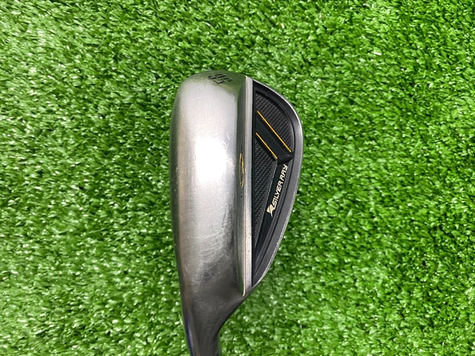 Ray Cook Silver Ray Sand Wedge 56* / LEFT HANDED / Stiff Steel ~35.5" / jl6178 - Image 3 of 4