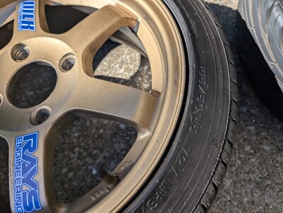 Rays Te37 Replica 15x6 JJ +45 4x114.3 Gold Set Of 2 | eBay