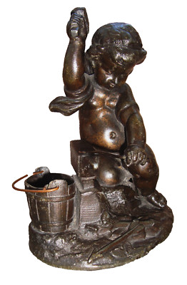  Pfeilschmieden Amor  Figur 19. Jh.