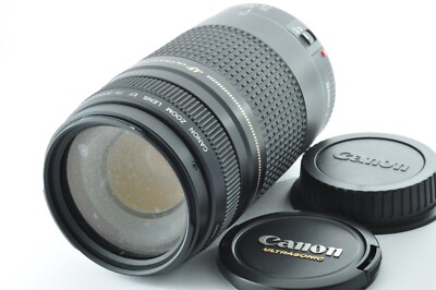 Canon EF 75-300mm f/4-5.6 II USM Lens with F/R caps From Japan | a