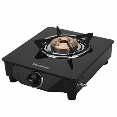 sunflame gas stove 2 burner glass top