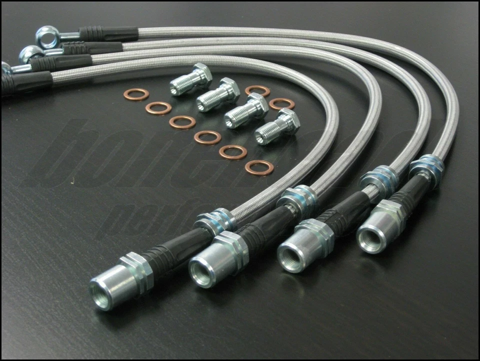 Techna-Fit Stainless Steel Braided Brake Lines 1989-1993 Toyota Celica All-Trac - Image 3 of 4