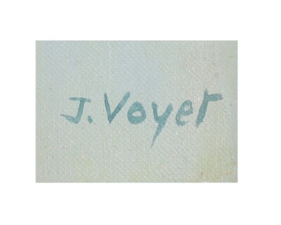 ANCIEN TABLEAU / Huile sur toile signé 50x58 cm EUR 50,00 - PicClick FR