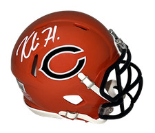 KHALIL HERBERT AUTOGRAPHED CHICAGO BEARS 2022 SPEED MINI HELMET BECKETT