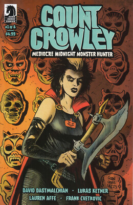 Count Crowley Mediocre Midnight Monster Hunter Nr 1 Variant Cover 2023 new