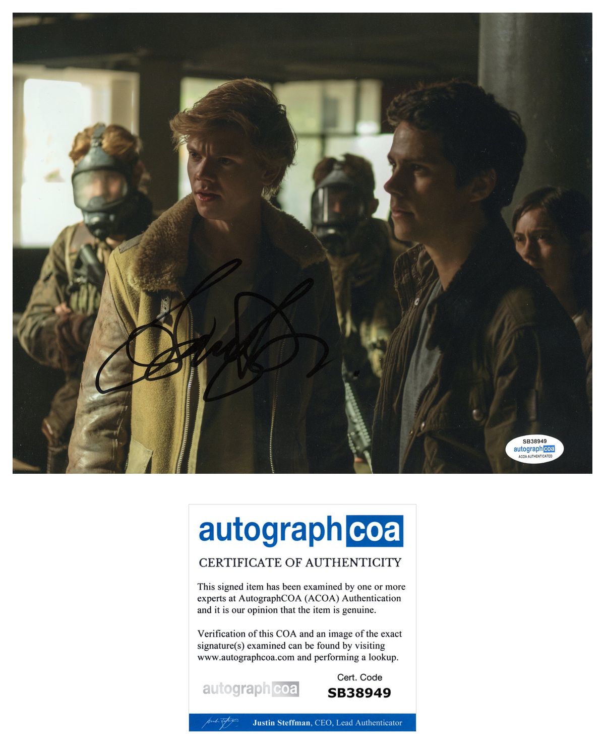 Thomas Brodie Sangster Maze Runner Autographed Signed 8x10 Photo reprint