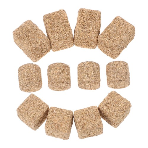 12 Pcs Haystack Model Mini Straw Bales Little Haystacks Decorations