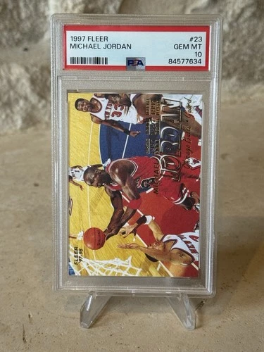 1997-98 Fleer Michael Jordan #23 Bulls PSA 10 GEM MINT