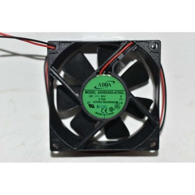 ADDA AD0824HX-A70GL 24V DC 2-Pin Lüfter 80X80X25 mm Schwarz 0,16A