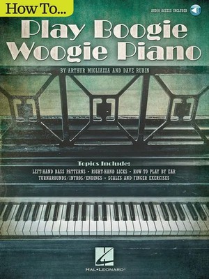 How to Play Boogie Woogie Piano Book with Online Audio for Beginners Learn...