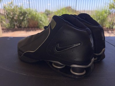 NIKE SHOX JUMP OFF BB4 VC BLACK METALIC SILVER GREY 307997-001 NEW