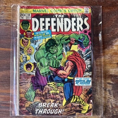 The Defenders: #10  Hulk Vs The Mighty Thor  Marvel Comics SA Best Fight Cover 