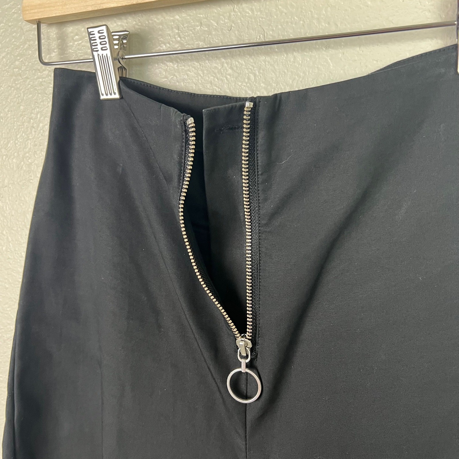 ALTRA & Other Stories Pantalone Culotte Donna Taglia 2 O Ring Zip Pantalone Nero