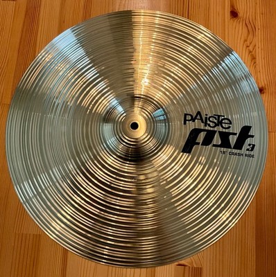 Paiste PST3 18'' Crash Ride Becken Cymbal PST 3 gebraucht im guten Zustand