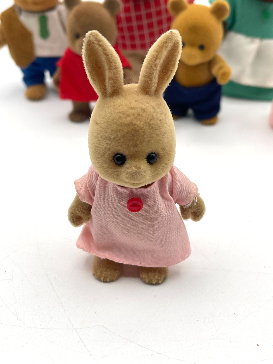 Vintage Maple Town Bear & Rabbits Family Toys 7pc Lot | eBay