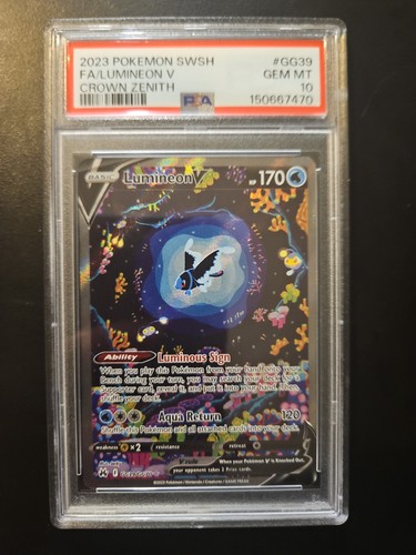 Lumineon V GG39/GG70 SWSH: Crown Zenith: Galarian Gallery Holo