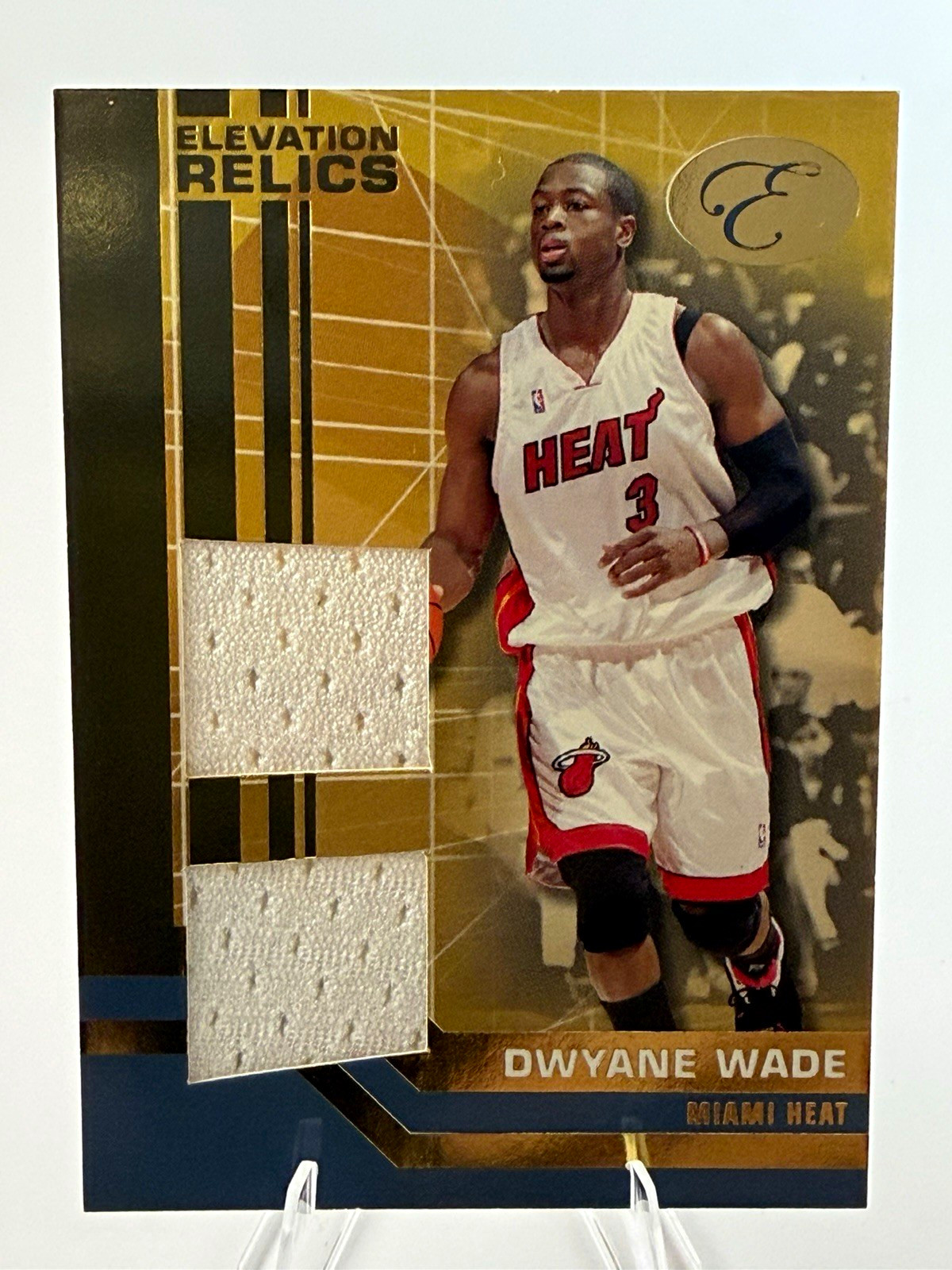 Topps 2007-08 Bowman Elevation Dwyane Wade EDR-DW Dual Relics /49 Heat