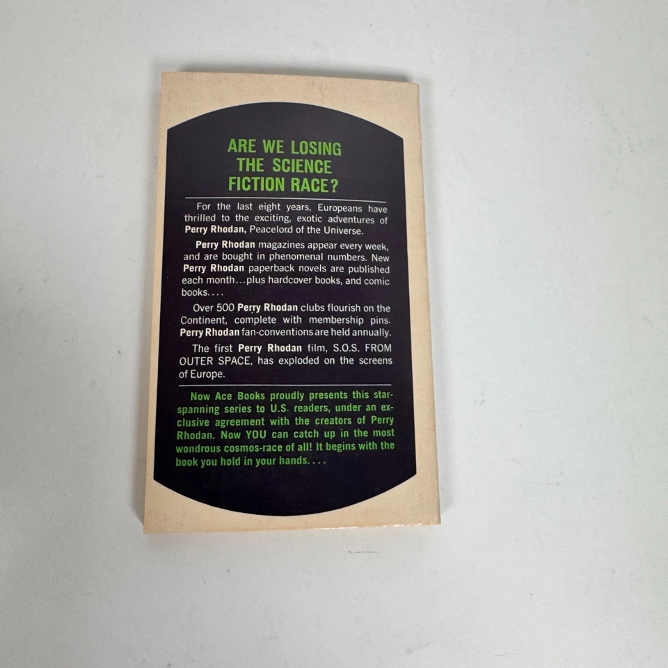 Perry Rhodan #1 Enterprise Stardust 1974 Ace Books Sci-Fi PB 3rd Printing - Image 2 of 4