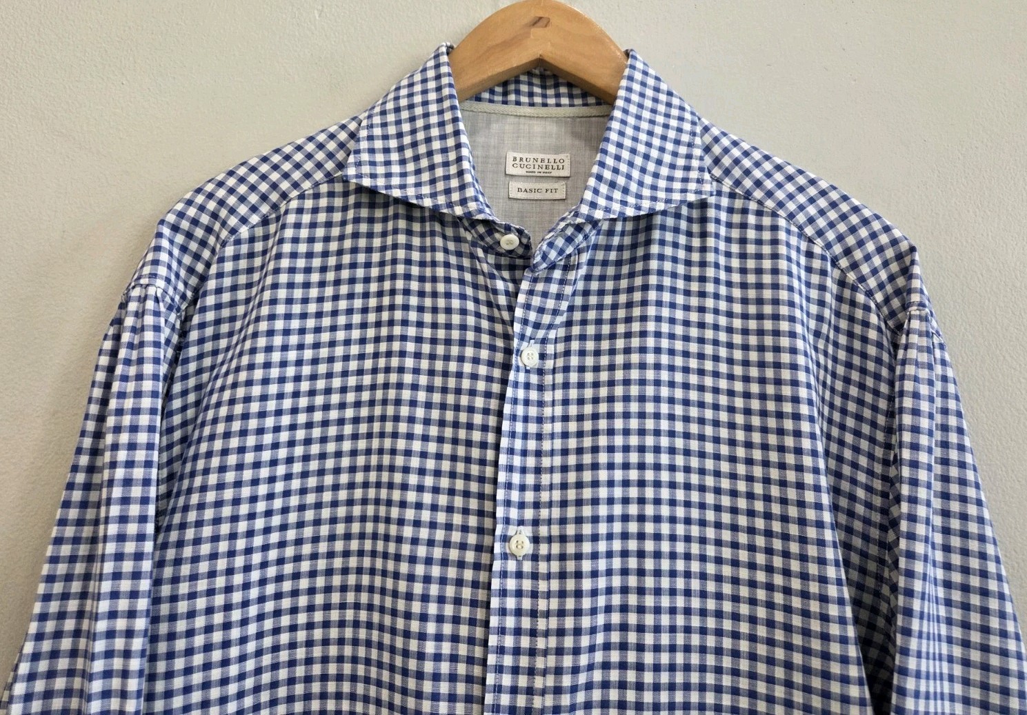 Brunello Cucinelli Button Shirt Basic Fit Italy M… - image 2