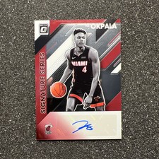 2019-20 Donruss Optic KZ OKPALA #SS-KZO Miami Heat AUTO - SIGNATURE SERIES
