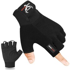 BEAST RAGE Fitness-Handschuhe f&uuml;r Training, rutschfest,gepolsterte Handfl&auml;che,Ha