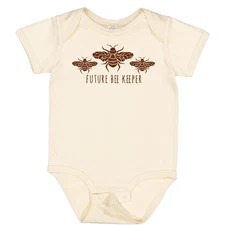 Inktastic Future Bee Keeper Baby Bodysuit Bees Beekeeper Honey Farmer Raise Farm