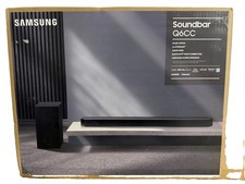 New Samsung 3.1Ch Soundbar with Wireless Sub Dolby Atmos - Black HW-Q6CC