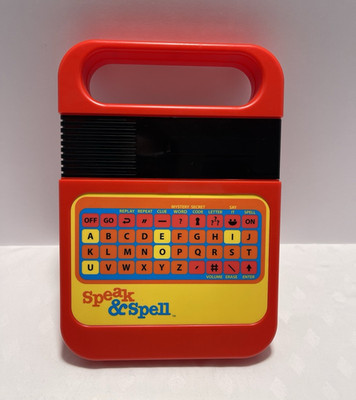 Speak & Spell Electronic Learning System Handheld Electronic Platform, Red, 