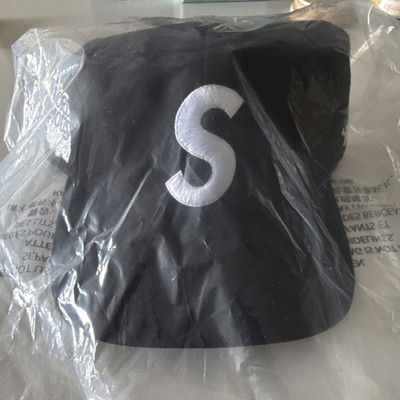 Supreme Black S Logo Snapback Adjustable Hat World Famous Patch Men Streetwear