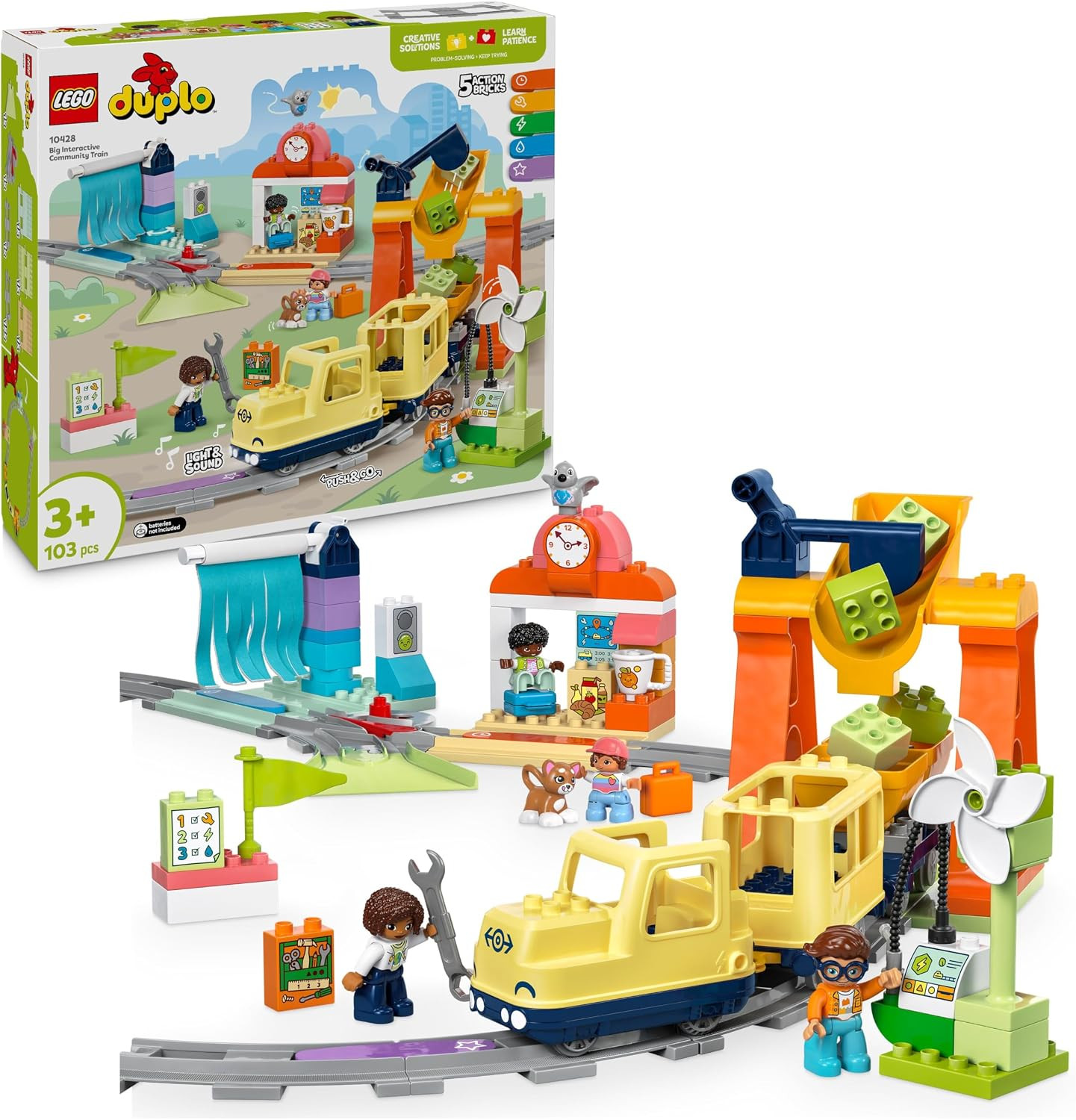 LEGO DUPLO Grande Treno Comunitario Interattivo - Giochi Didattici per Bambini E