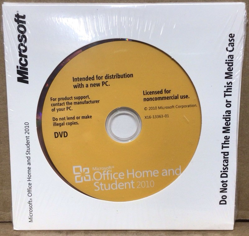 Microsoft Office Home And Student 2010
