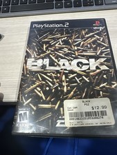 Black (Sony PlayStation 2 PS2, 2006) Case , Art & Disc Only Video Game Classic
