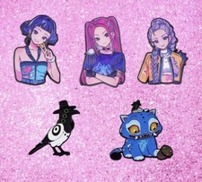 Kawaii Cute Chibi Kpop Korean Hunter Enamel Pin Shirt Itabag Lot5 Rumi.Zoey.Mira