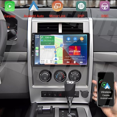 10.1'' CarPlay For Jeep Liberty 2008-2012 Android 13 Car Radio Stereo GPS Dash BT