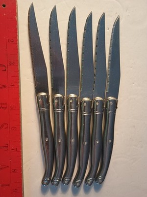 (6) Bee Steak Knife Set Stainless Unbranded Nomostang Deals
