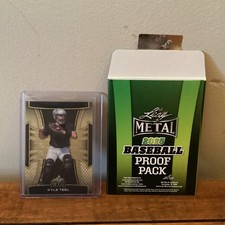 Kyle Teel 2025 Leaf Metal Baseball 1/1 Pre Prod Proof -GOLD White Sox