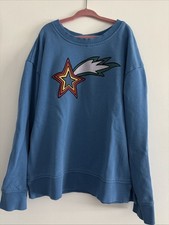 Girls Hanna Andersson Discover Sweatshirt Blue Shooting Star Graphic Sz US 10